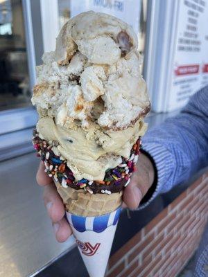 Graham central station and peanut butter caramel cookie dough