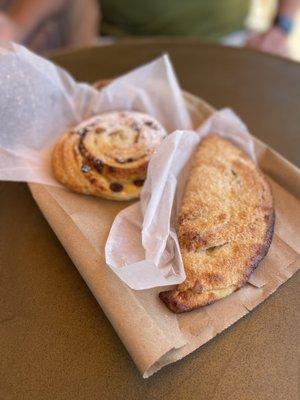 Apple Strudel and Custard Raisin