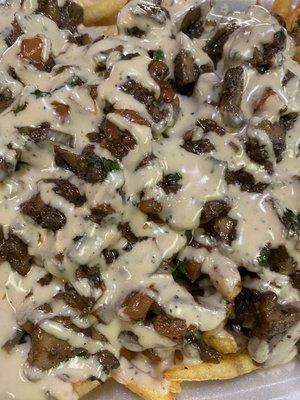 Beef shawarma fries