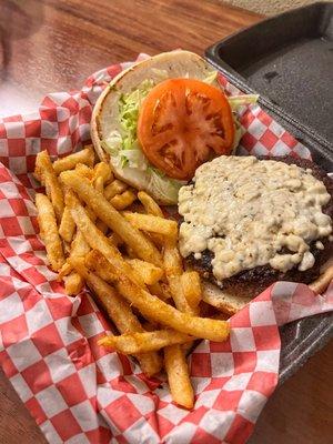 Black and Blue Burger