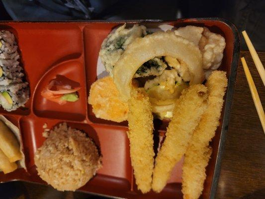 A chicken Bento box.