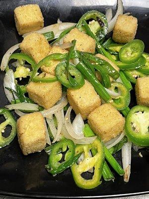 UTea Pho's vegan option: Salt & Pepper TOFU