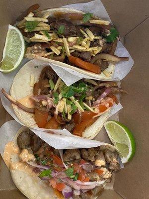 Lomo Saltado Tacos