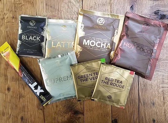 Organo Gold // Gourmet beverage sachet samples