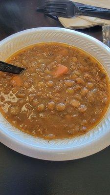 Lentil soup