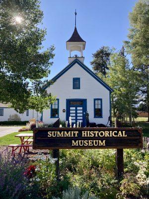 Main entrance and schoolhouse