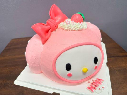 Custom strawberry cake