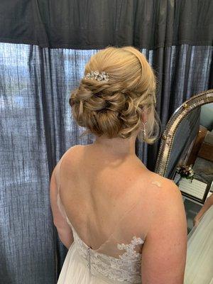 Beautiful bridal hair