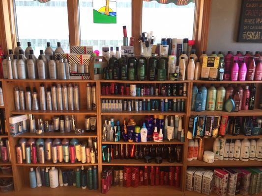 Look at all the great salon products for your hair and skin at Electric Beach. She has everything and anything!