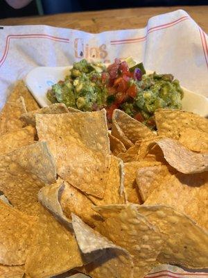 Chips and guacamole