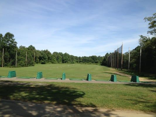 300 yards of driving range available