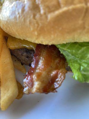 Bacon burger - good