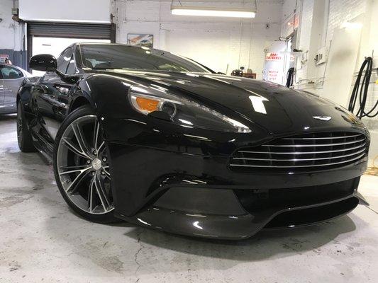 2016 Aston Martin Suntek Paint Protection film wrap full nose