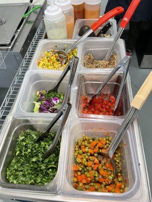 Toppings bar