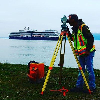 Land Survey along the Columbia River, Astoria Or