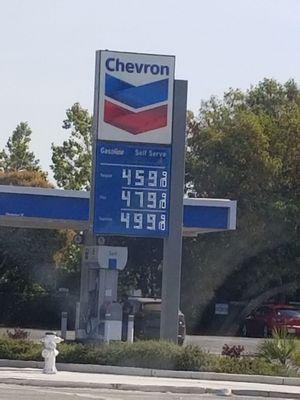 Gas prices are insane... $4.99 / gallon for premium.