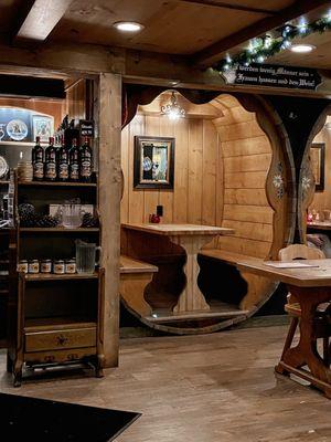 Cozy wooden stall