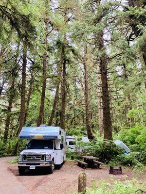 Exploring the Olympic Peninsula in our CruiseAmerica RV.