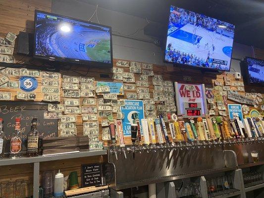 So many taps to choose from and sports to watch. Let's go!