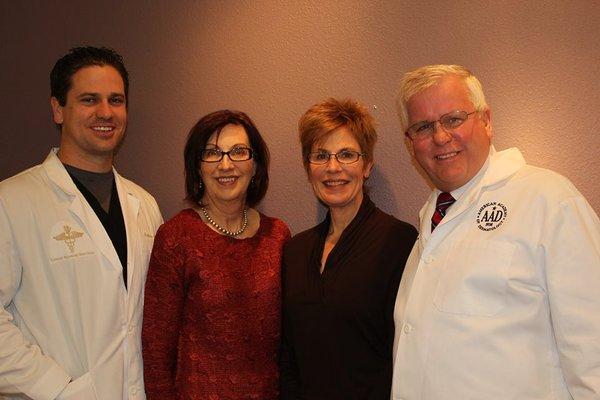 Dr. Matthew Green, Linda Fisher, Deb Waver R.N., and Dr. Scott Bennion