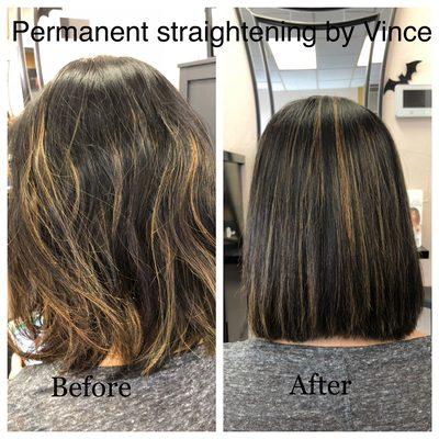 Permanent straightening