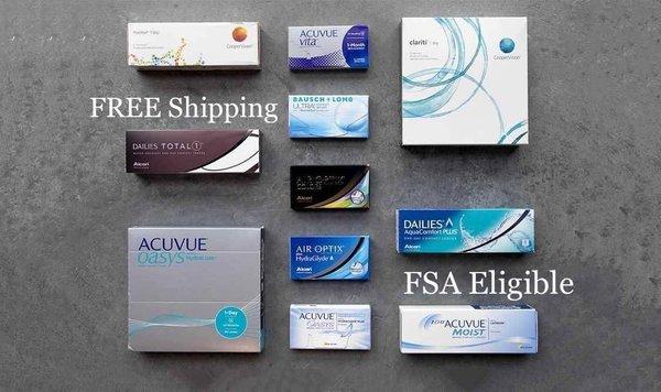 Free shipping on contact lenses