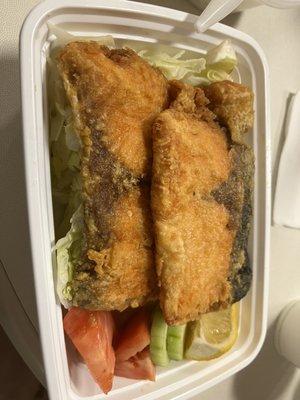 Fried salmon? Was supposed to be "Thai Grilled Salmon"