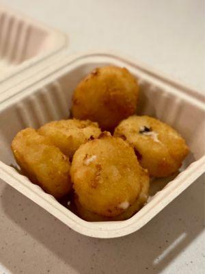 Cream corn croquettes