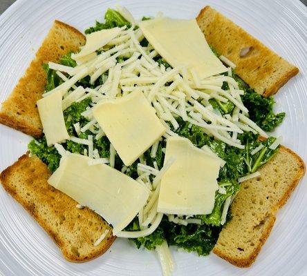 The best kale caesar salad in the world.