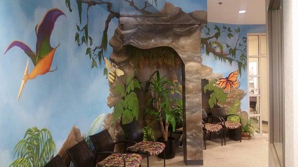 Our dinosaur themed office is fun all the way through out!