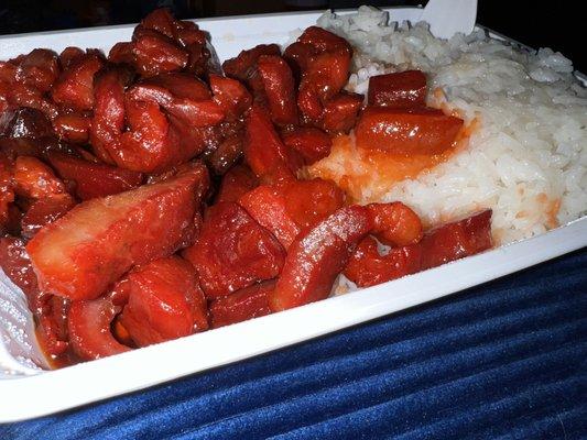 Boneless Spare Ribs + White Rice combo