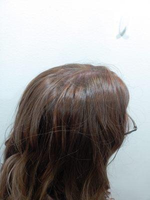 Golden Copper highlights.