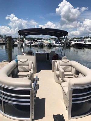 A beautiful pontoon from Better Boating