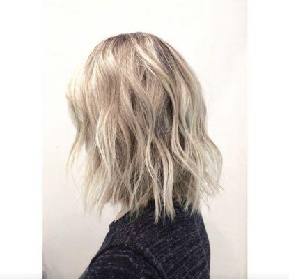 Natural textured short beach style for a tousled look.