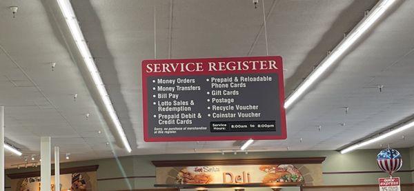 SERVICES OFFERED AT STATER BROTHERS