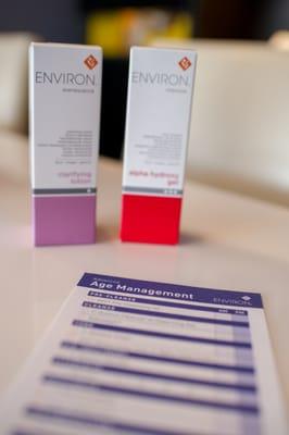 Environ products and treatments available at Blush Couture