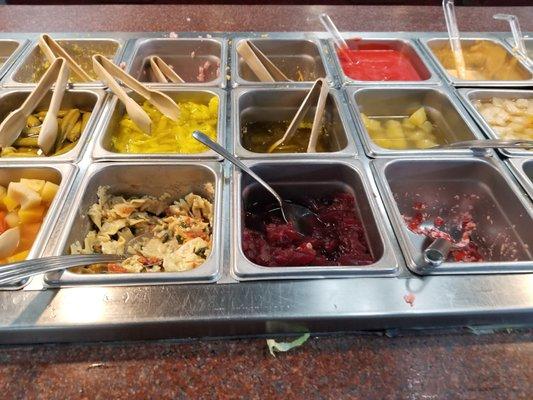 Empty Salad Bar Items!!!