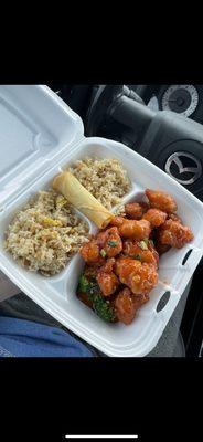 Lunch special - general Tso's chicken