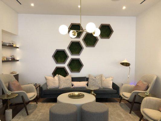 Relax and unwind in the lounge at milk + honey Brentwood