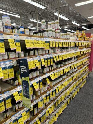 Nice selection of supplements! No Tumeric!