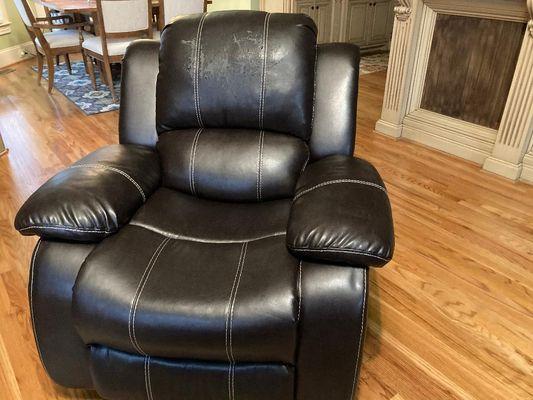 looking to have the recliner repaired