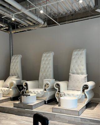 Pedicure area