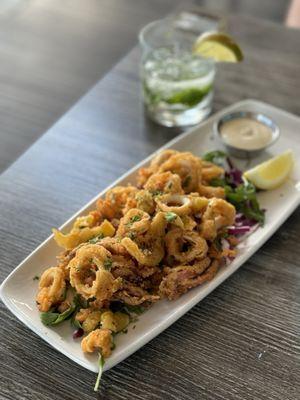 Fried calamari