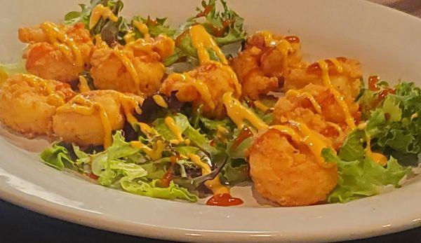 Fried shrimp appetizer