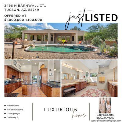 Congratulations to our seller for listing 2496 N. Barnwall Court with the Roberts & Roberts Team! Price range $1,000,000-$1,100,000.