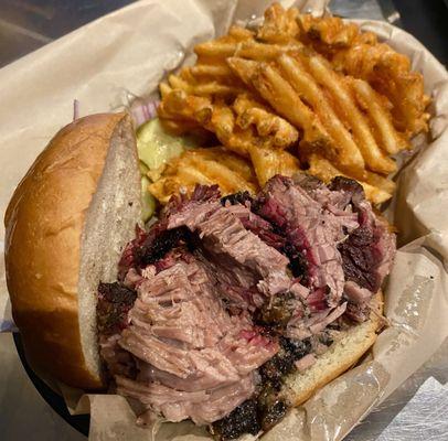 BBQ Sandwich & Fries (Globe Hall: Denver, NC)