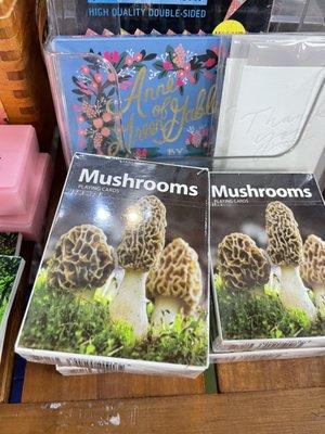 Mushroom playing cards