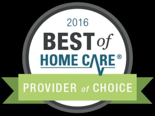 The only agency in Thurston County to be named a Best of Home Care "Provider of Choice"!