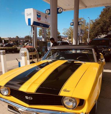 Pumping gas