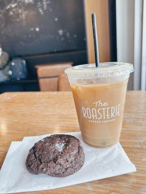 Cold Brew and mocha chocolate chip cookie